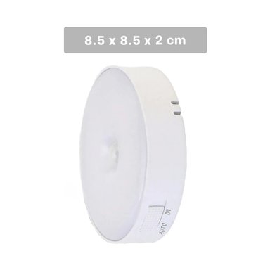 PACK6 FOCO CON SENSOR CON FUNCIONAMIENTO AUTOMATICO COLOR BLANCO PARA DORMITORIO - 4