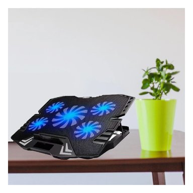 PACK2 REFRIGERADOR AJUSTABLE PARA LAPTOP COLOR NEGRO CON RENDIMIENTO OPTIMO - 2