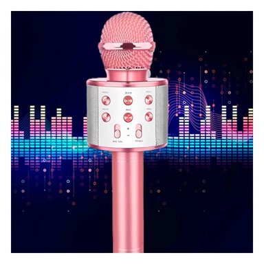 PACK4 DISPOSITIVO DE KARAOKE BLUETOOTH ORO ROSADO PARA CANTAR Y DIVERTIRSE - 2