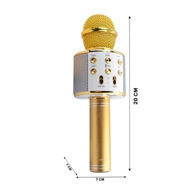 PACK4 CONTROL PORTATIL DORADO INALAMBRICO CON SONIDO CLARO Y MICROFONO Y+REGALO STICKER - 4