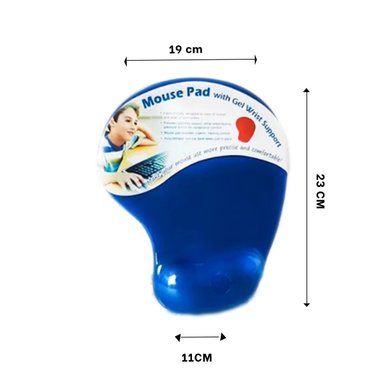 PACK6 PLATAFORMA GEL PORTATIL AZUL CON DISENO COMODO PARA USO EN LAPTOP Y+PAPEL REGALO - 4