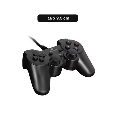 PACK6 JOYSTICK GAMER COMPATIBLE CON DIFERENTES PLATAFORMAS COLOR NEGRO Y+PAPEL REGALO - 4