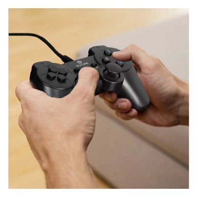 PACK2 JOYSTICK GAMER CON BOTONES PROGRAMABLES Y ALTA SENSIBILIDAD NEGRO - 3