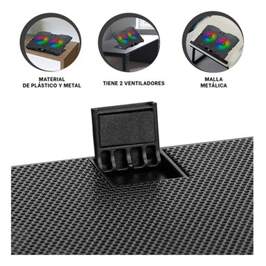 PACK2 SOPORTE 2 VENTILADORES CON PORTA CELULAR LIGERO FUNCIONAL Y MODERNO Y+PAPEL REGALO - 5