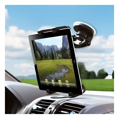 PACK12 RACK GIRATORIO TABLET UNIVERSAL 360 NEGRO MODERNA FUNCIONAL Y ADAPTABLE - 3