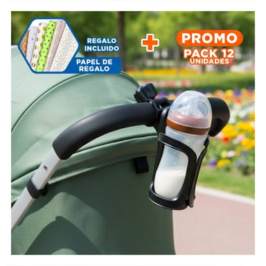 PACK12 CONTENEDOR DIMENSIONES 14X7CM EN COLOR NEGRO DISEÑADO PARA PASEOS Y+PAPEL REGALO - 1