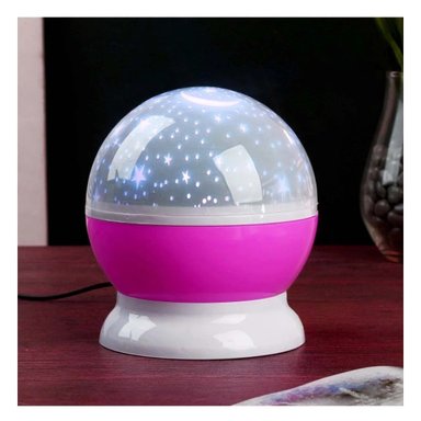 PACK6 LUZ DECORATIVA GIRATORIA DE CIELO FUCSIA Y+REGALO STICKER - 3