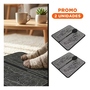 PACK2 EQUIPO MASAJEADOR DE PIES NEGRO FACIL DE USAR Y VERSATIL - 1