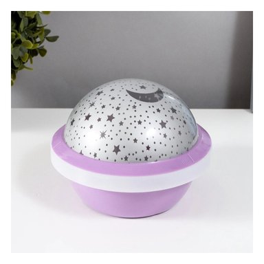 PACK4 PROYECTOR DECORATIVO GIRATORIO DE GALAXIA COLOR LILA PARA HOGAR - 2