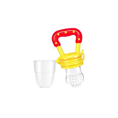 ALIMENTADOR EN COLOR NARANJA CON SILICONA SEGURA Y ESTRELLITAS INTEGRADAS Y+REGALO STICKER - 3