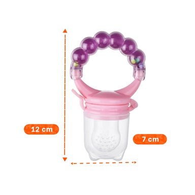 ALIMENTADOR INFANTIL EN COLOR MORADO CON BOLITAS DE SILICONA SUAVE Y+POST IT - 4