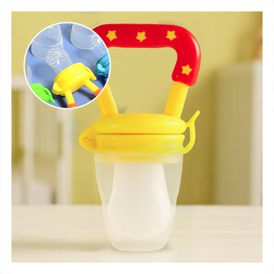 ALIMENTADOR INFANTIL EN COLOR NARANJA CON ESTRELLITAS DE SILICONA SUAVE Y+POST IT - 2