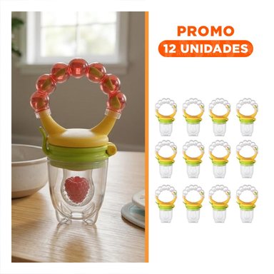 PACK12 BOQUILLA ALIMENTADORA EN COLOR NARANJA CON BOLITAS DECORATIVAS Y+REGALO STICKER - 1