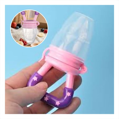 PACK2 CHUPON EN COLOR MORADO CON ESTRELLITAS DE SILICONA EN FORMATO ALIMENTADOR PRACTICO - 5