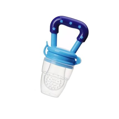 ALIMENTADOR EN COLOR AZUL CON SILICONA SEGURA Y ESTRELLITAS INTEGRADAS Y+REGALO STICKER - 3