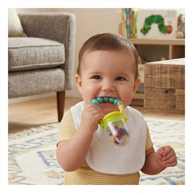 PACK4 CHUPON ALIMENTADOR CON BOLITAS DE SILICONA EN COLOR VERDE AGUA SUAVE - 5