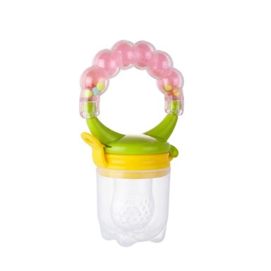 PACK4 CHUPON COLOR ROSADO TIPO ALIMENTADOR CON SILICONA FLEXIBLE Y BOLITAS Y+PAPEL REGALO - 3