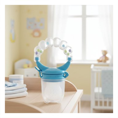 PACK4 CHUPON ALIMENTADOR CON BOLITAS DE SILICONA EN COLOR BLANCO SUAVE - 2