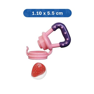 ALIMENTADOR DE USO DIARIO EN COLOR ROSADO CON ESTRELLITAS EN SILICONA Y+LIGAS REGALO - 4