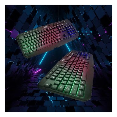PACK4 TECLADO CON FUNCIONES AVANZADAS Y TECLAS RAPIDAS NEGRO - 2