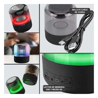PACK2 ALTAVOZ WIRELESS CON DISENO ELEGANTE Y SONIDO CLARO - 5