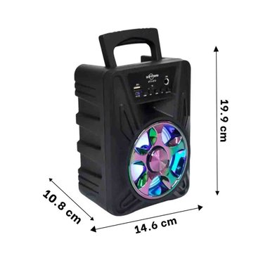 PACK4 BOCINA INALAMBRICA CON BLUETOOTH 5.0 DE 4 PULGADAS DE PLASTICO EN SALA - 4