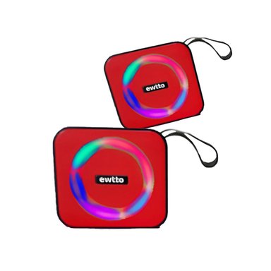 BOCINA POTENTE DE PLASTICO ROJO PARA LAPTOP CON CALIDAD DE AUDIO PRO Y+REGALO STICKER - 3