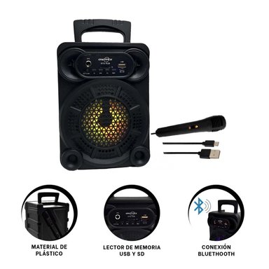 PACK2 REPRODUCTOR CON CONTROL DE VOLUMEN DE 4 PULGADAS DE PLASTICO Y BOTONES TOP - 5