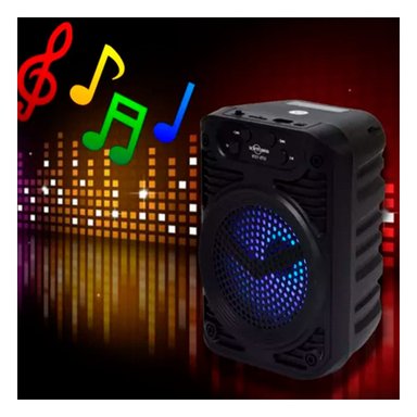 PACK4 BOCINA DE SONIDO NITIDO CON 6,5 PULGADAS DE PLASTICO Y LUCES INTEGRADAS Y+PAPEL REGALO - 4