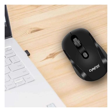 PACK6 CONTROLADOR PORTATIL CYBERTEL NEGRO DISEÑO ERGONOMICO Y+REGALO STICKER - 5