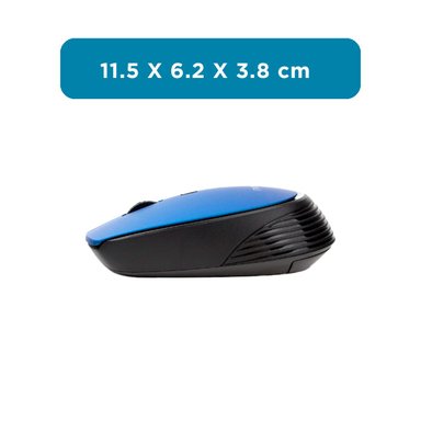 PACK6 PERIFERICO MODERNO CON DISENO DE CYBERTEL AZUL PARA TRABAJAR CASA Y+REGALO STICKER - 4