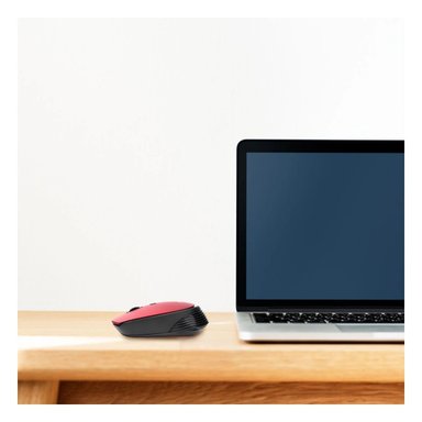 PACK4 MOUSE DE TECNOLOGIA DE CYBERTEL STYLE ROJO PARA USO DIARIO EN EL HOGAR Y+REGALO STICKER - 1