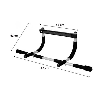 PACK2 ESTRUCTURA PARA DOMINADAS TIPO IRON GYM RESISTENTE Y+REGALO STICKER - 4