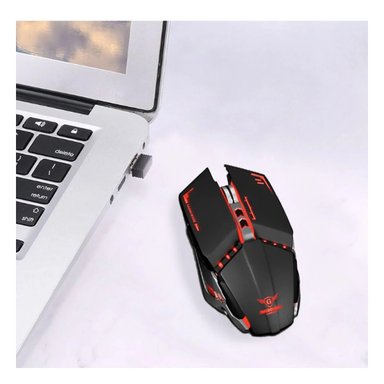 PACK4 ACCESORIO GAMER RANGERX NEGRO PARA SETUP CON ESTETICA MODERNA Y+PAPEL REGALO - 5