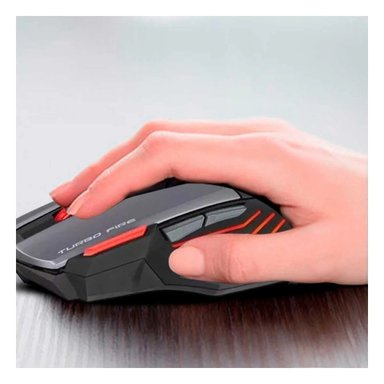 PACK4 ACCESORIO GAMER LUMIERE NEGRO PARA SETUP CON ESTETICA MODERNA Y+PAPEL REGALO - 1