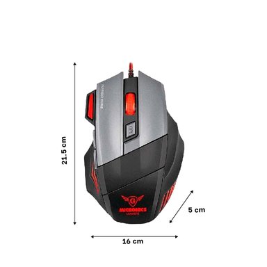 PACK4 ACCESORIO GAMER LUMIERE NEGRO PARA SETUP CON ESTETICA MODERNA Y+PAPEL REGALO - 4