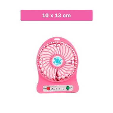 PACK4 AIREADOR MINI PORTATIL RECARGABLE ROSADO DISENO MODERNO Y LIGERO Y+REGALO STICKER - 4