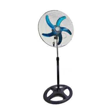 REFRESCADOR ELECTRICO 18PULG NEGRO CON AZUL MODERNO FUNCIONAL Y SILENCIOSO Y+REGALO STICKER - 3