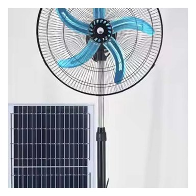 VENTILADOR ELECTRICO 18PULG NEGRO CON AZUL SILENCIOSO AJUSTABLE PARA HOGAR Y+POST IT - 2