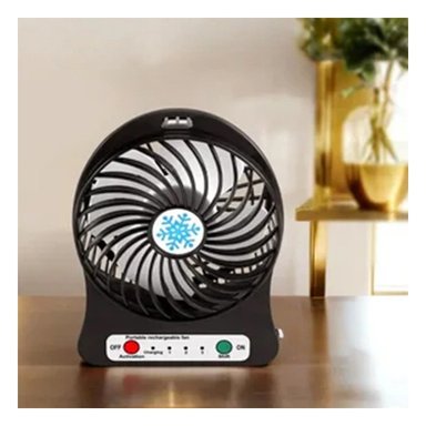 PACK4 AIREADOR MINI PORTATIL RECARGABLE NEGRO PORTATIL COMPACTO CON BATERIA Y+REGALO STICKER - 5