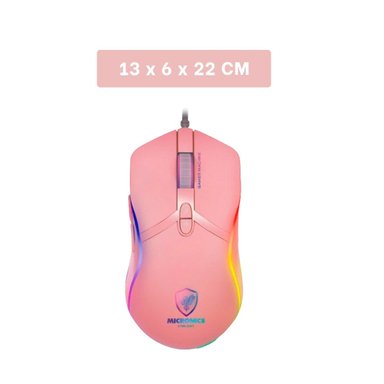PACK2 DISPOSITIVO GAMER STINGRAY ROSADO PARA JUEGOS CON TACTO FIRME - 4