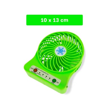 PACK4 AIREADOR MINI PORTATIL RECARGABLE VERDE LIGERO SILENCIOSO PARA HOGAR Y+REGALO STICKER - 4