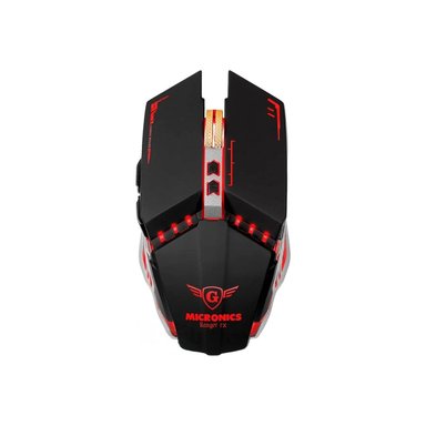 PACK2 RATON GAMER RANGERX NEGRO PARA PC CON DISENO DE GENERACION Y+REGALO STICKER - 2