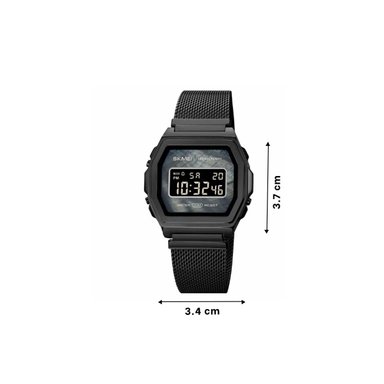 PACK4 TEMPORIZADOR SKMEI NEGRO CASUAL DEPORTIVO PARA HOMBRE ACTIVO - 4