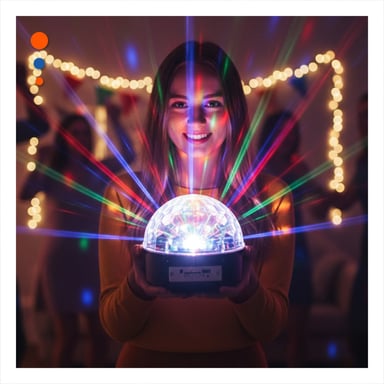 EQUIPO DE LUCES LED CON PARLANTE INTEGRADO Y CONTROL PARA AMBIENTE LUMINOSO - 1