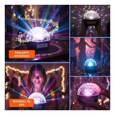 EQUIPO DE LUCES LED CON PARLANTE INTEGRADO Y CONTROL PARA AMBIENTE LUMINOSO - 5