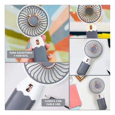 PACK2 REFRIGERADOR RECARGABLE CON OREJITAS PORTATIL DURADERO MODERNO Y+PAPEL REGALO - 3