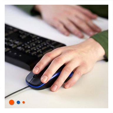 PACK12 RATON CYBERTEL AZUL Y NEGRO GAMER PARA LAPTOP Y PC - 2