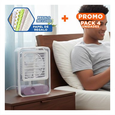 PACK4 SOPLADOR PORTATIL USB RECARGABLE FIRME MINIMALISTA Y PRACTICO Y+PAPEL REGALO - 1