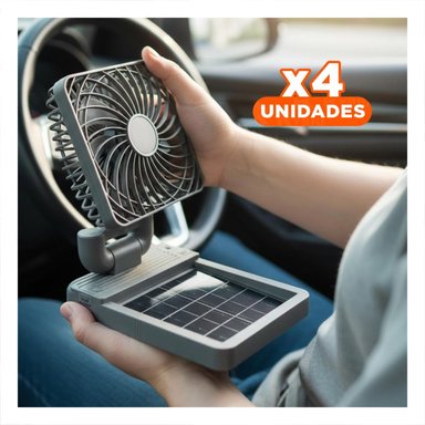PACK4 REFRIGERADOR SOLAR RECARGABLE PARA COCHE SEGURO MODERNO EFICIENTE - 1